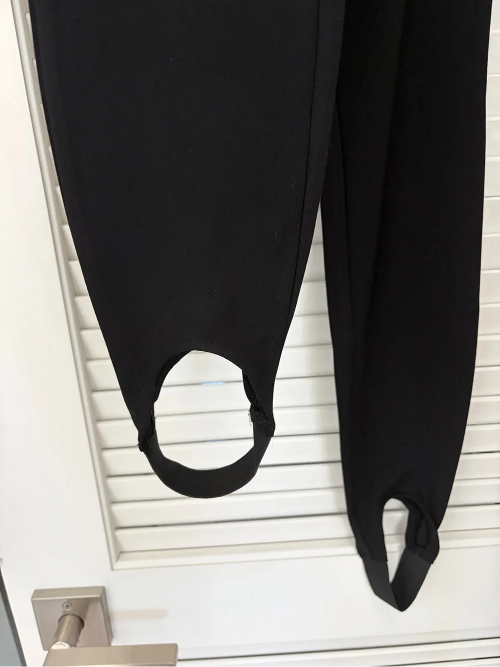 SKIMS Black High-Waist Stirrup Leggings - Picture 3 of 8